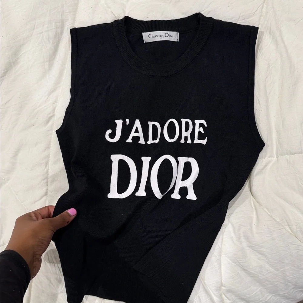 Dior Black Knit Top - Picture 6 of 6